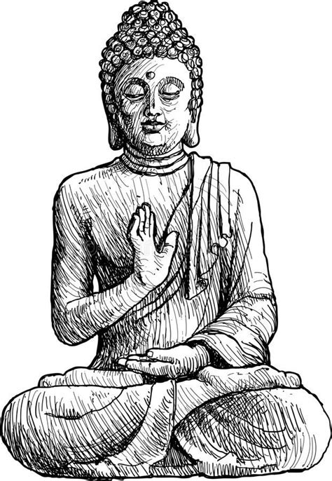 buddha vector free download|buddha images pencil drawing.